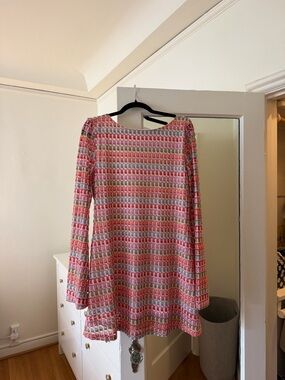 Hill House Pink Multi-Color Mini Dress